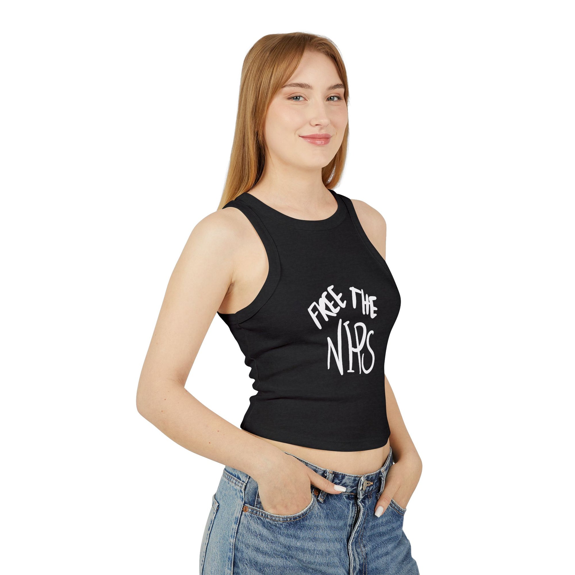 Free the Nips Racer Tank Top